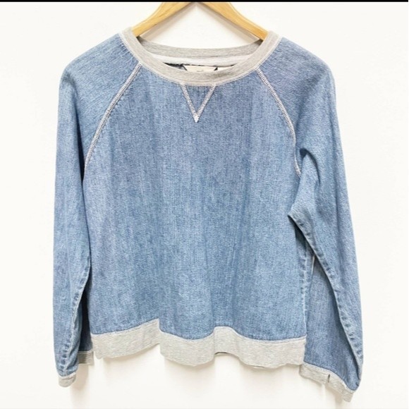 J. Jill Tops - J.Jill Chambray Pullover Top
